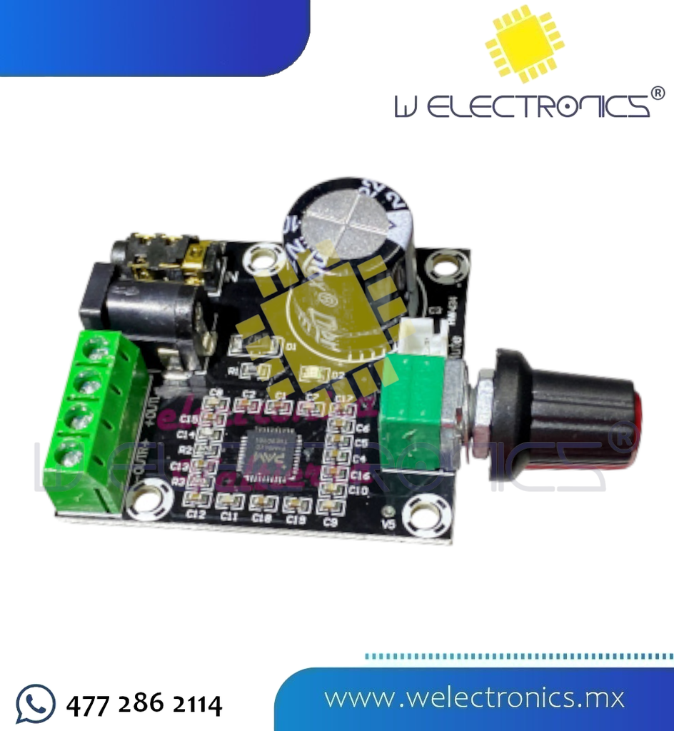 MODULO AMPLIFICADOR DE AUDIO 20W PAM8610 ESTEREO