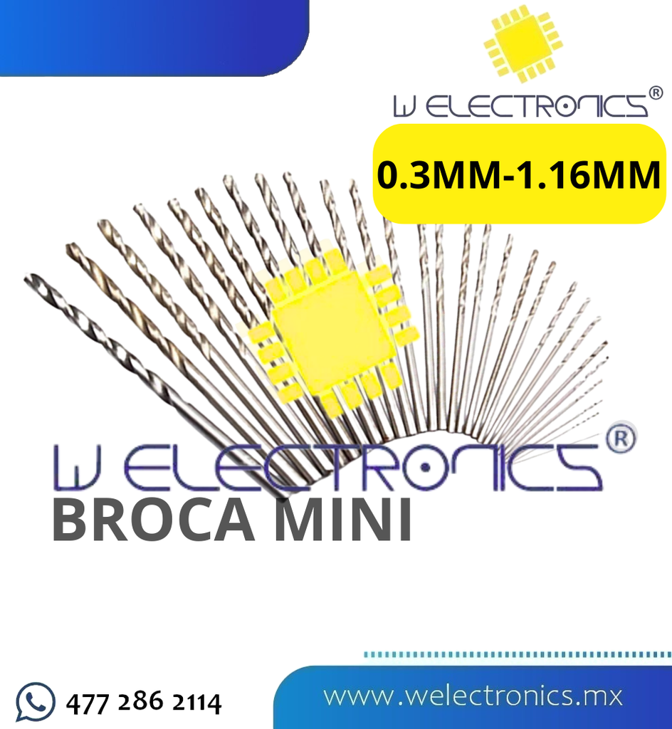 1 BROCA MINI 0.3MM-1.16MM