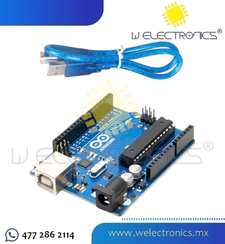 ARDUINO UNO DIP R3 CON CABLE