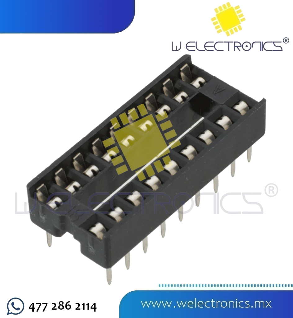 BASE PARA CIRCUITO INTEGRADO DE 18 PINES