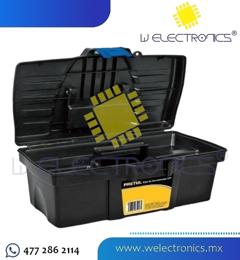 CAJA PLASTICA PARA HERRAMIENTAS 16 PRETUL