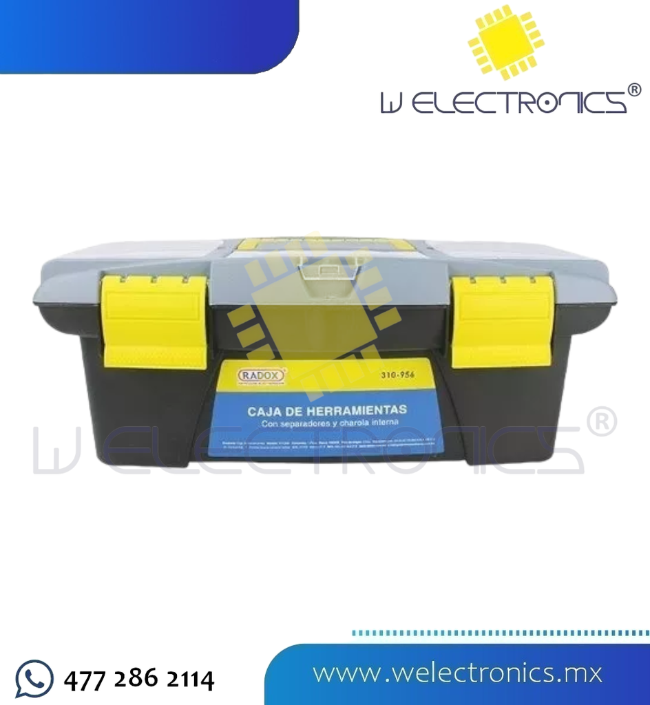 CAJA DE PLASTICO MULTIUSOS C/SEPARADOR Y CHAROLA