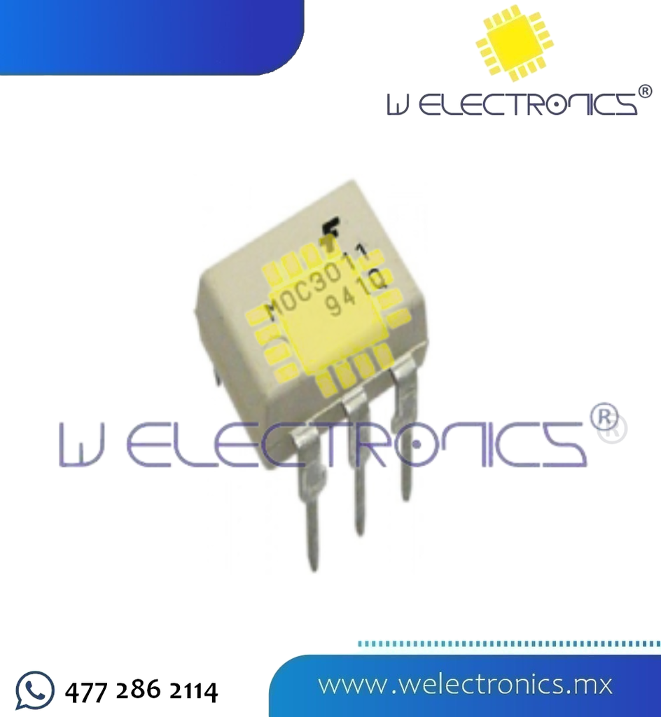 MOC3011 OPTOACOPLADOR CON TRIAC