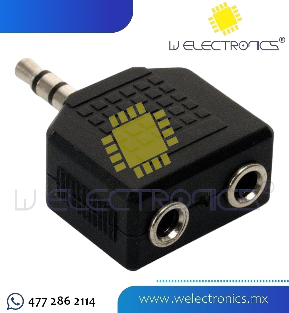 ADAPTADOR 2 JACK 3.5 STA A PLUG 3.5