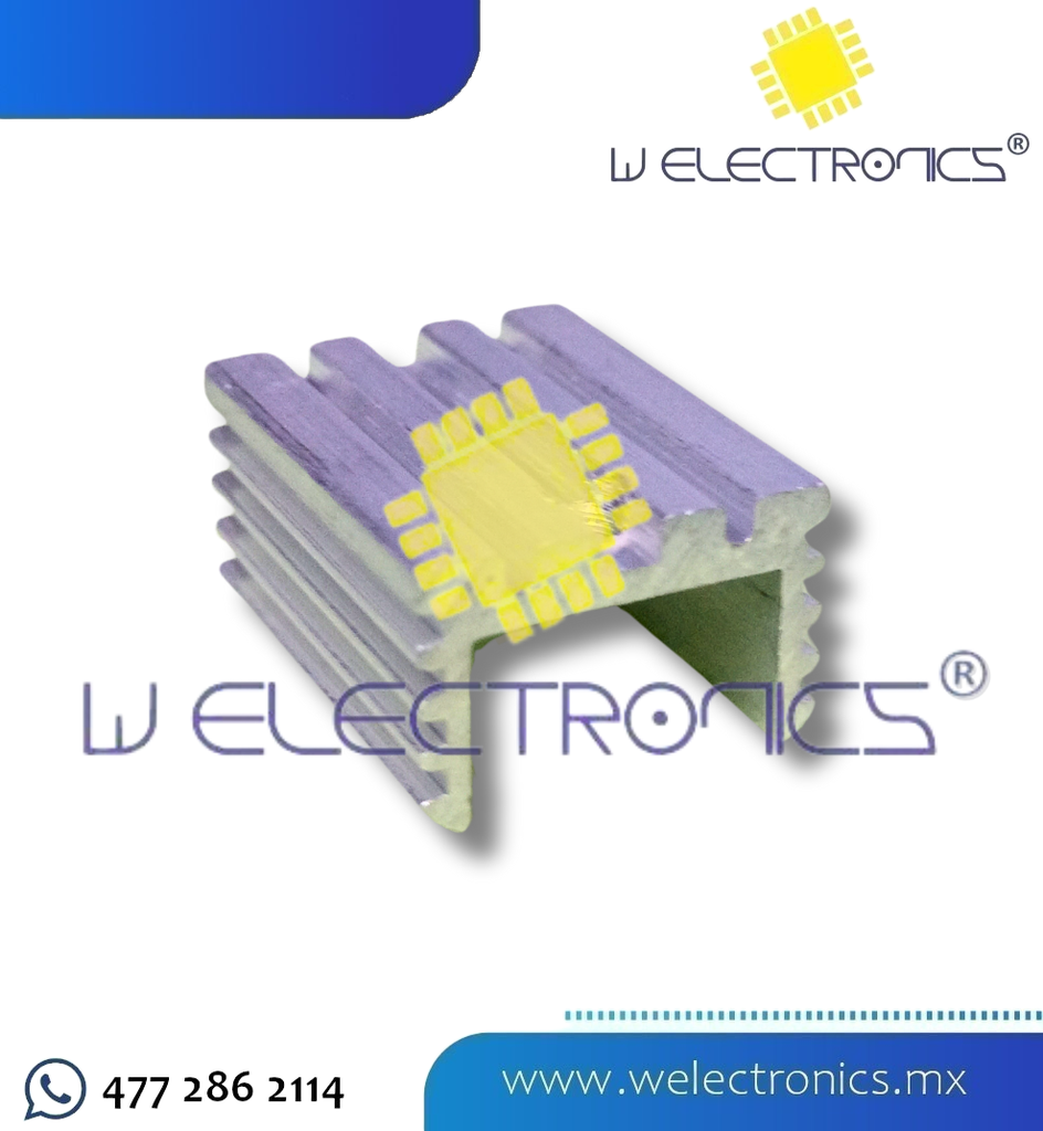 DISIPADOR DE ALUMINIO TO-220