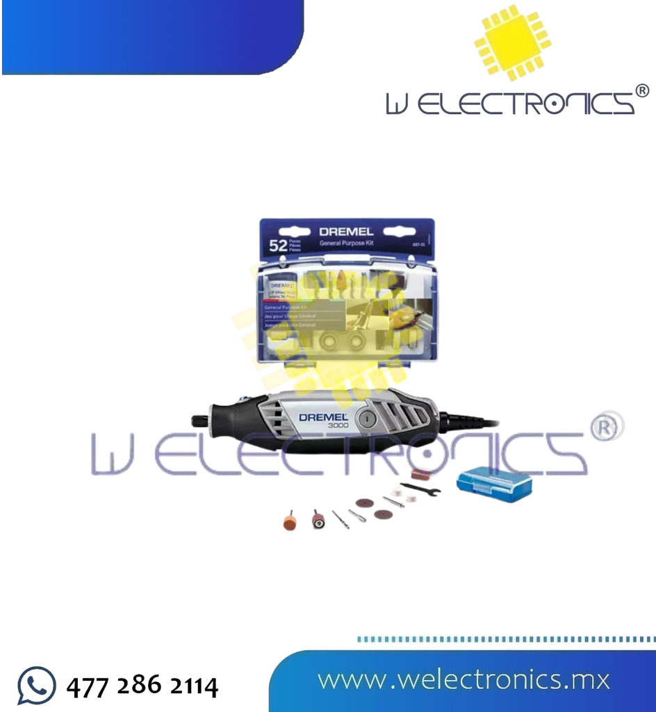 DREMEL 3000 CON 10 ACCESORIOS