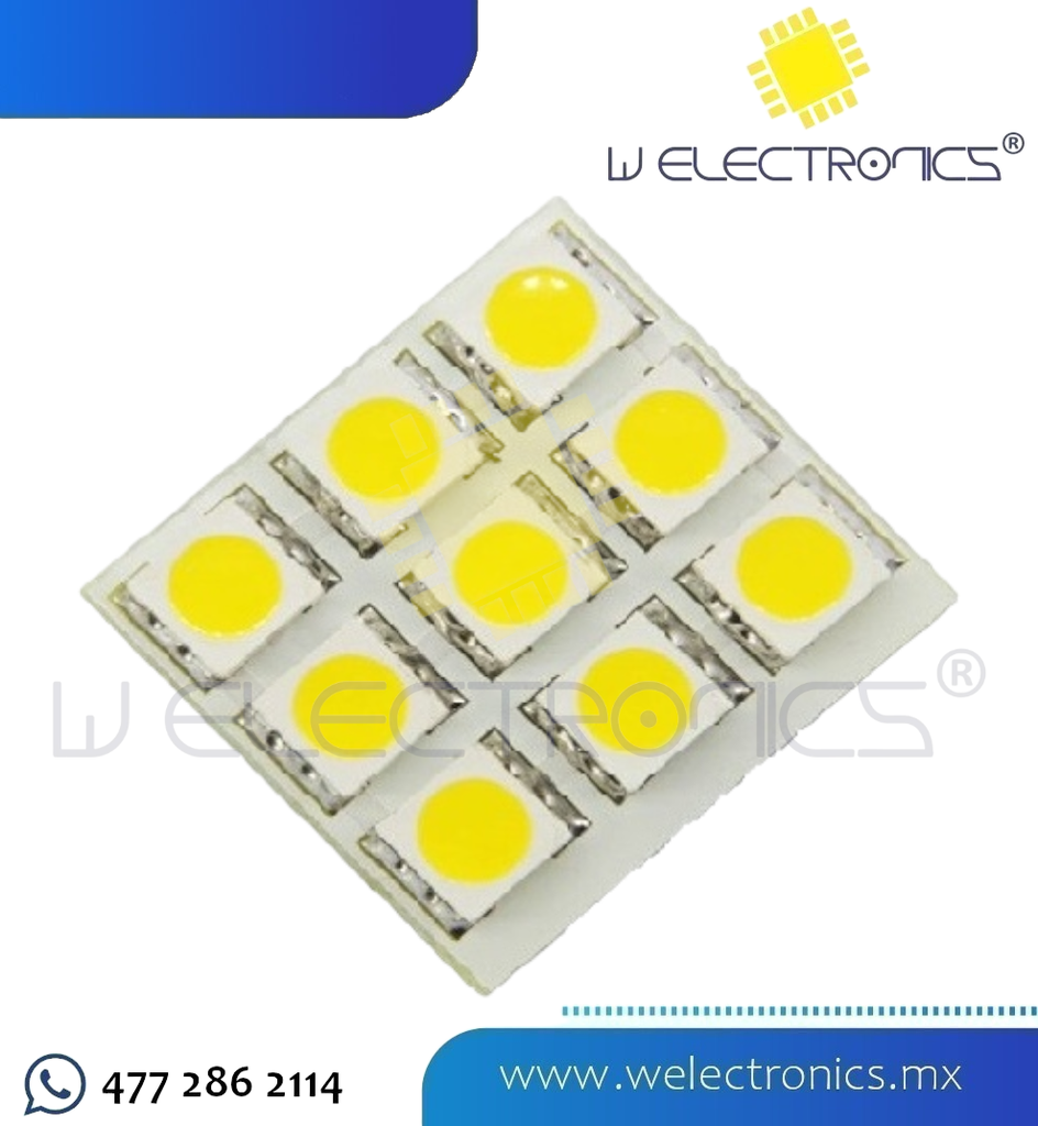 MODULO 9 LEDS BLANCO