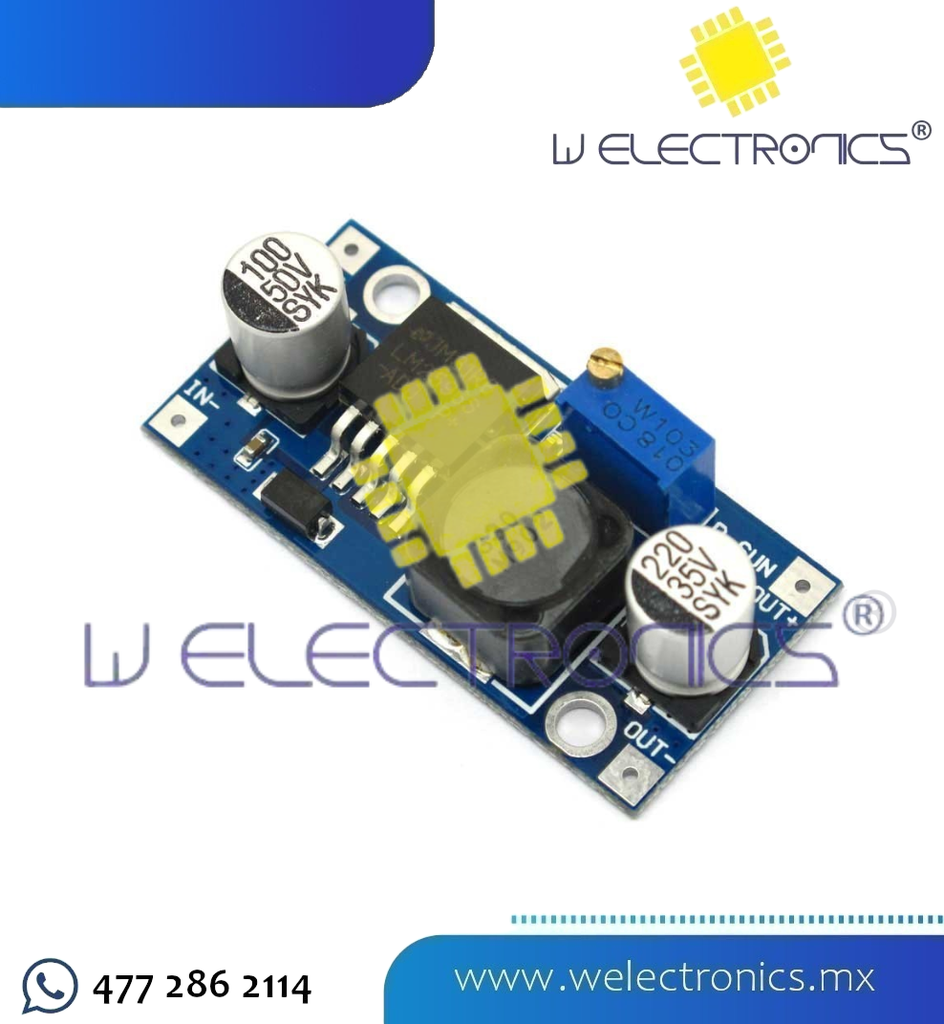 MODULO REGULADOR DE VOLTAJE STEP DOWN LM2596