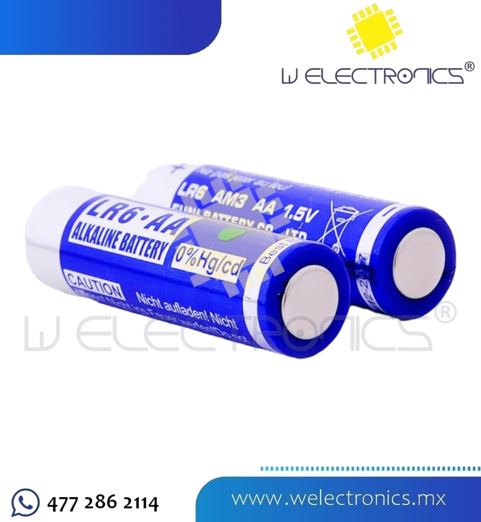 PILA ALCALINA 1.5 VCC "AA" C/U