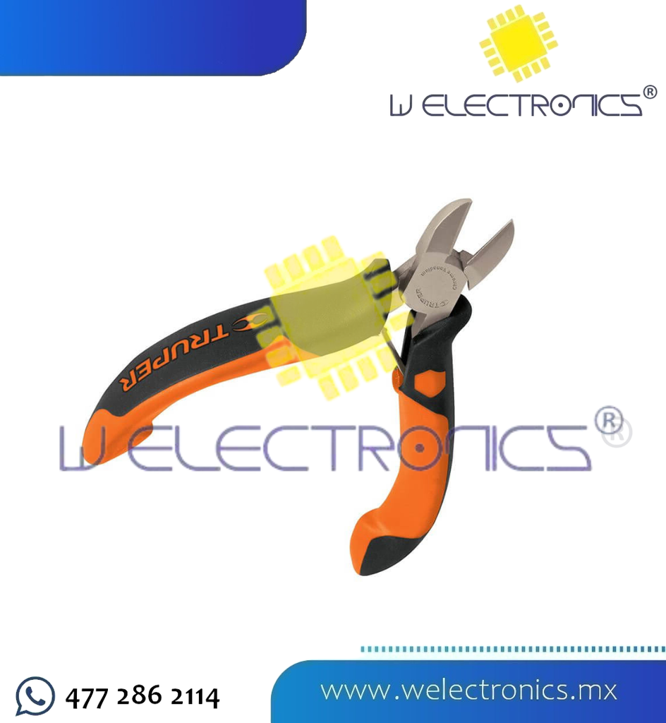 PINZA MINIATURA DE CORTE DIAGONAL MARCA TRUPER