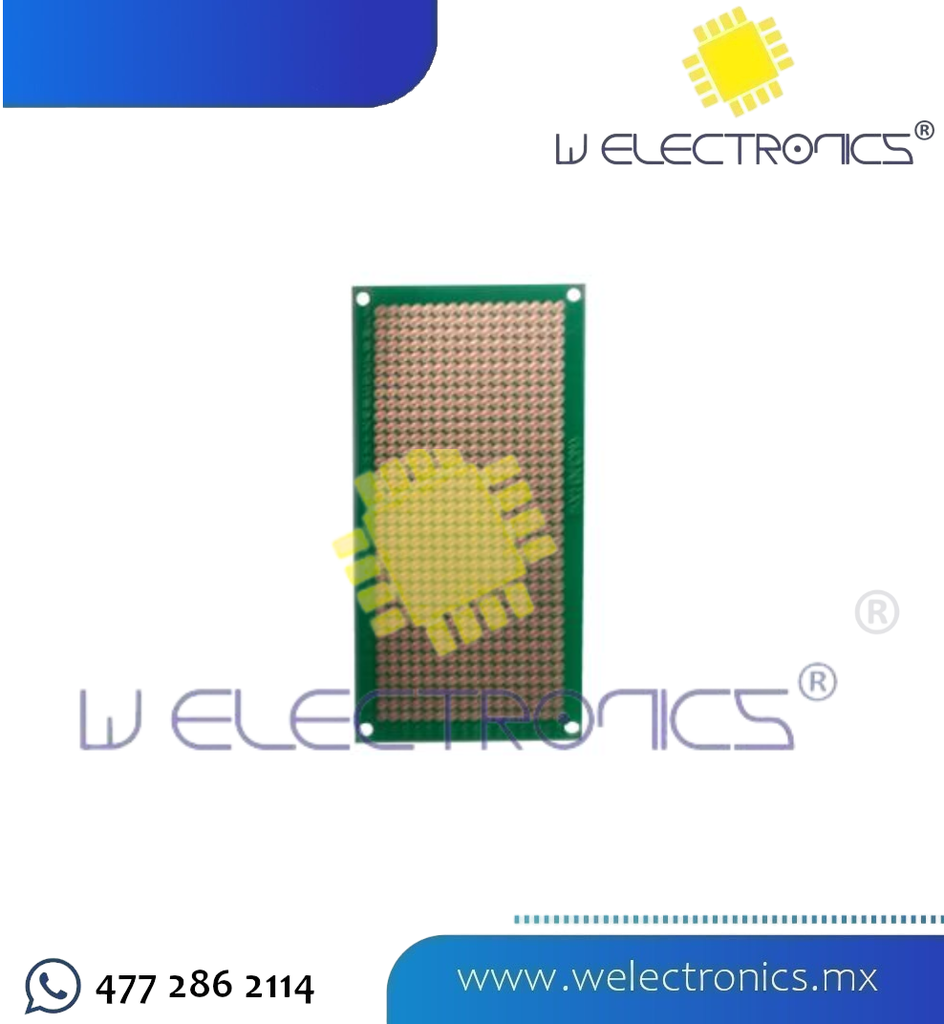 PLACA FENOLICA 1.5MM DE 5X10CM VERDE