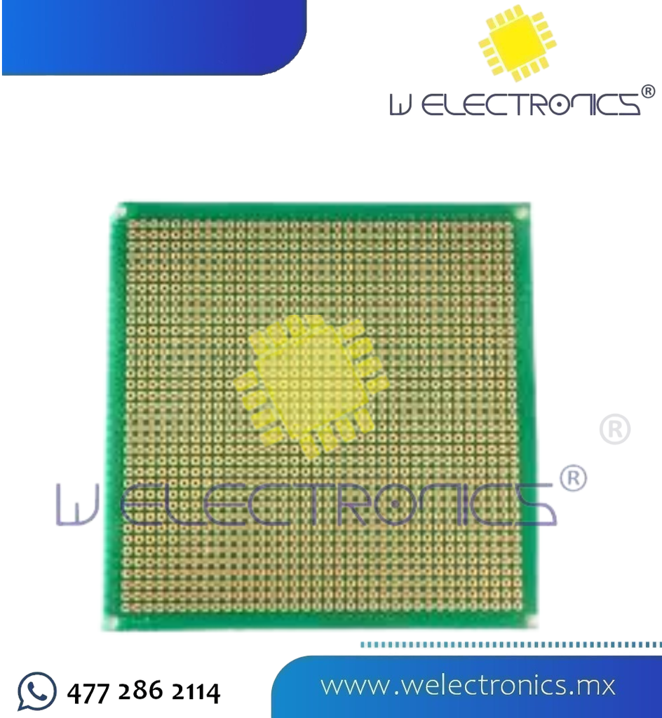 PLACA FENOLICA 1.5MM DE 10X10CM VERDE