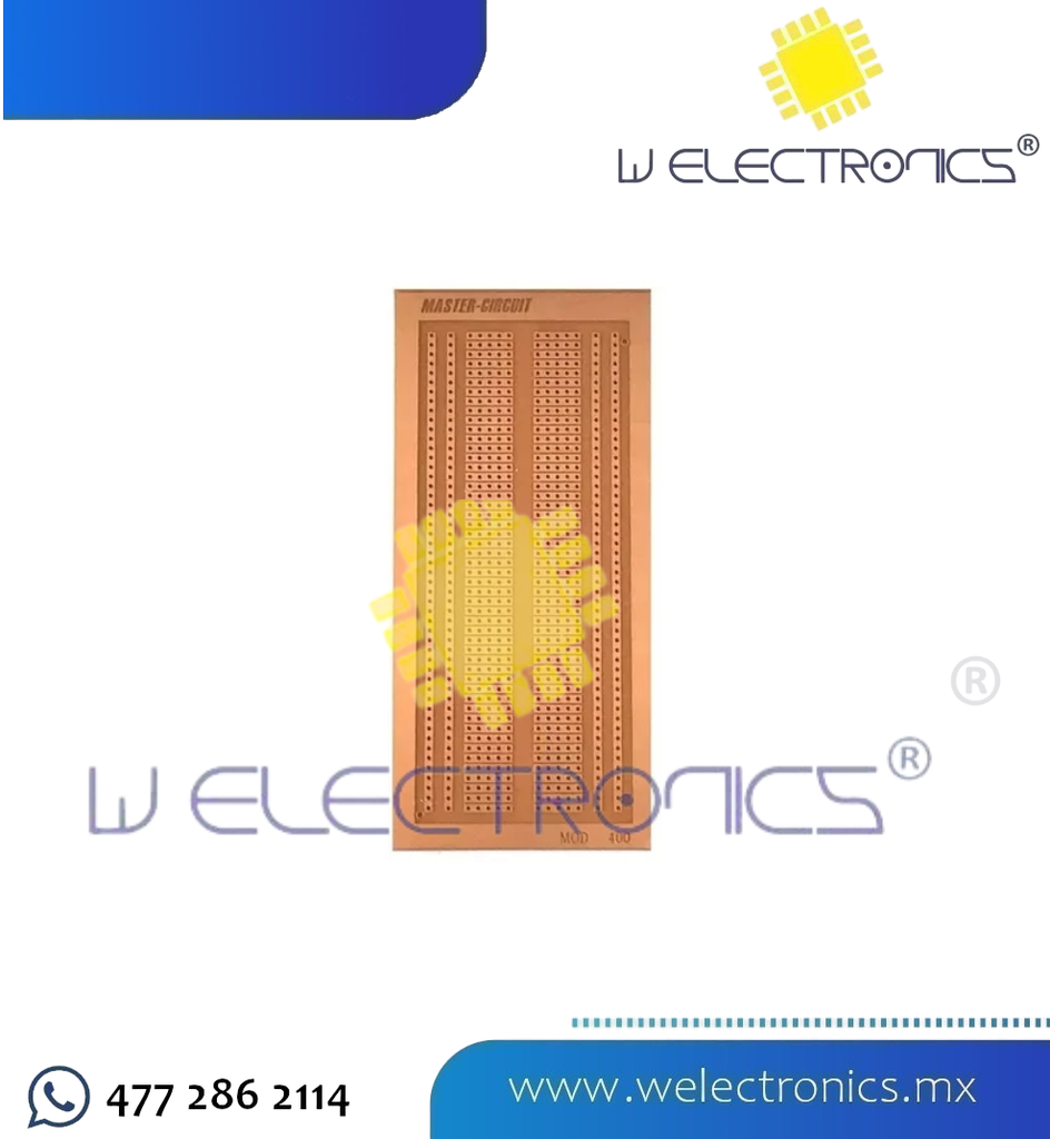PLACA FENOLICA 7X15CM T/PROTOBOARD