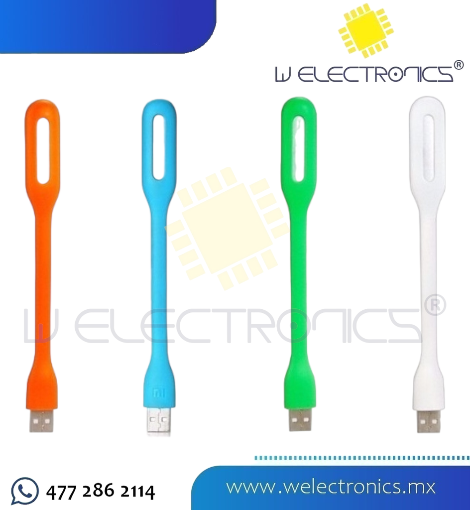 LINTERNA DE LEDS FLEXIBLE USB
