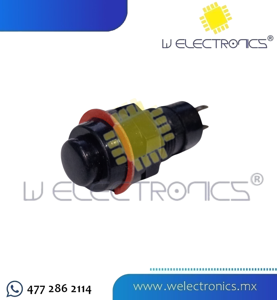 SWITCH RED NEGRO ON/OFF 3A 250V 6A 125V