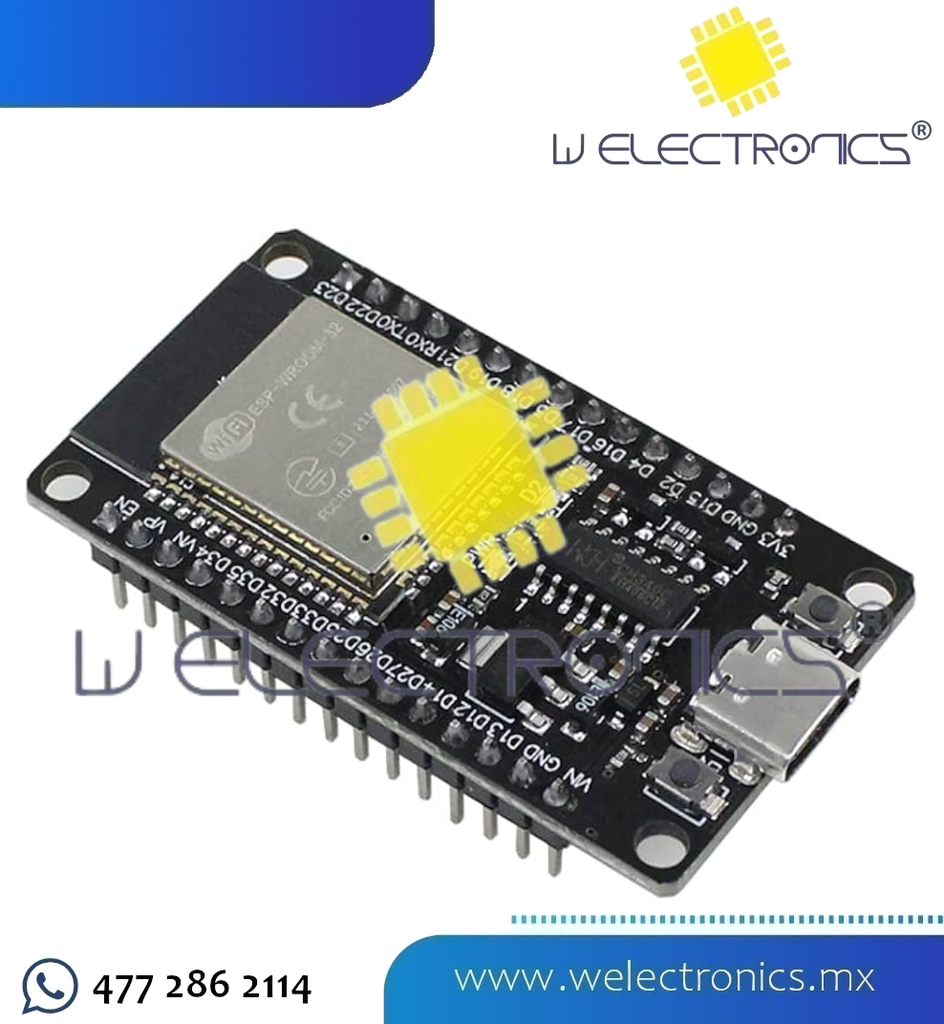 PLACA ESP-32 C/ WIFI + BLUETOOTH DUAL NUCLEO 30P