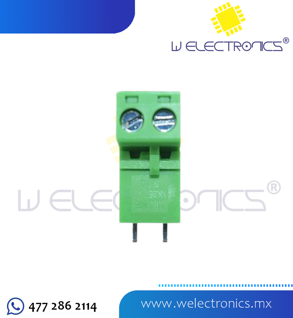 TERMINAL DE BLOQUE H-M 2P 5.0 MM