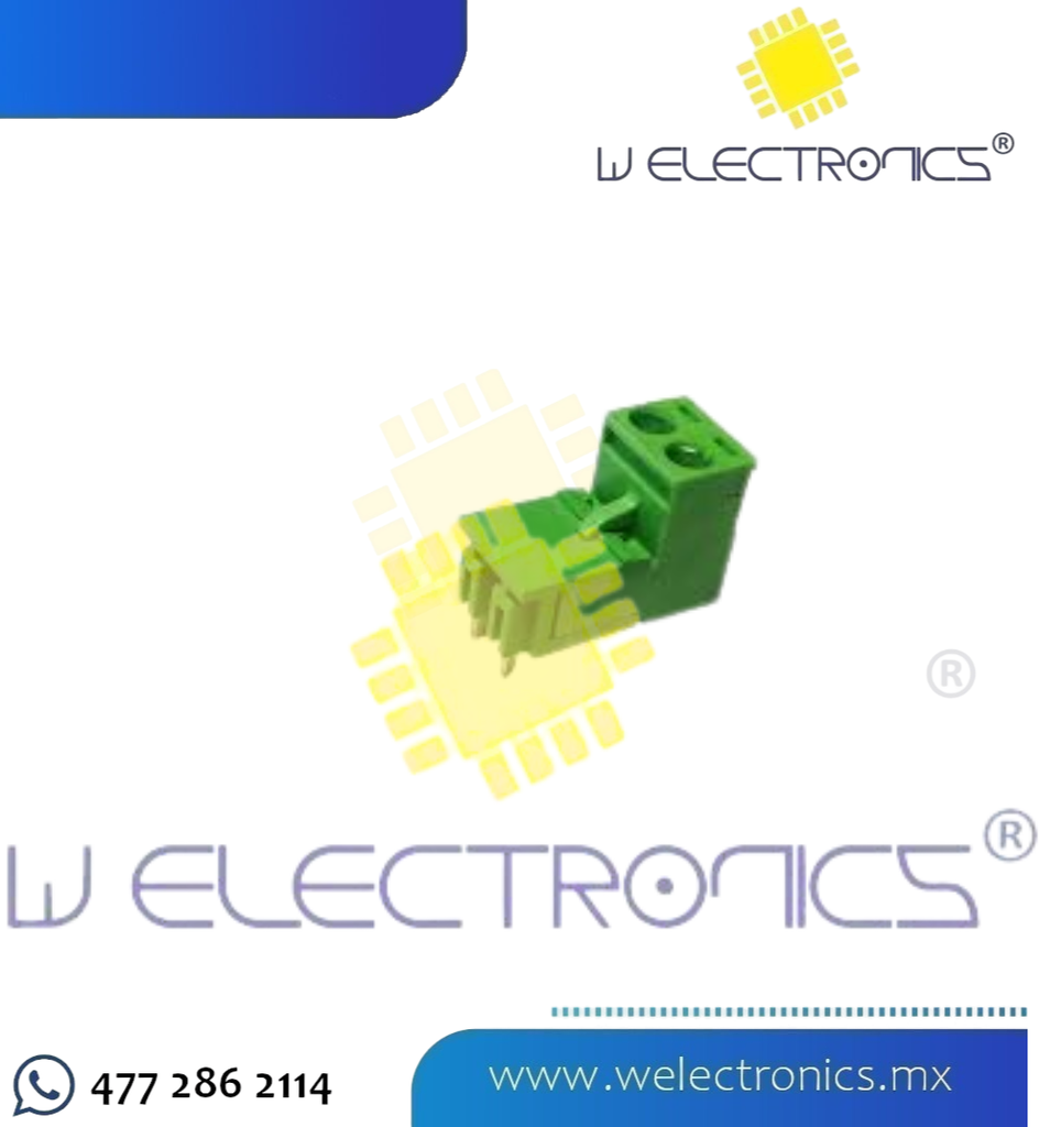 TERMINAL DE BLOQUE H-M 2P 5.0 MM