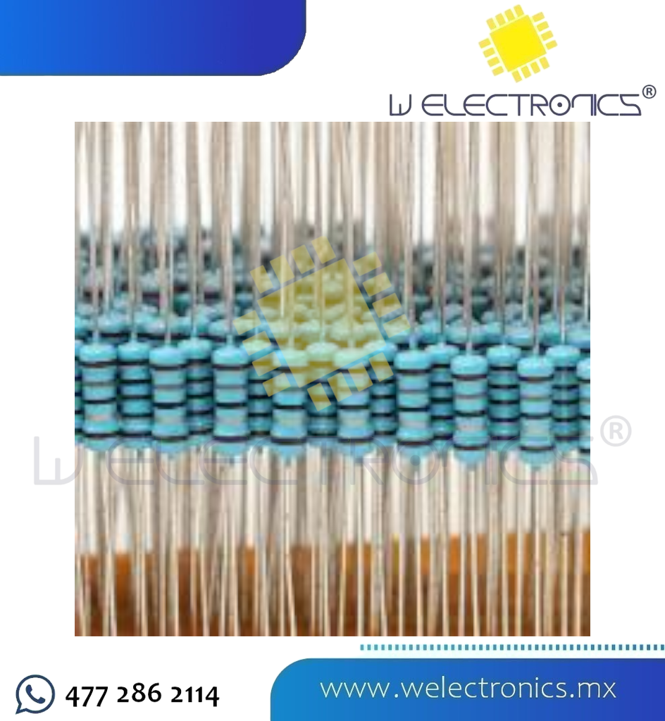 KIT DE 60 RESISTENCIAS 1/4W 1 OHM - 1 MOHM