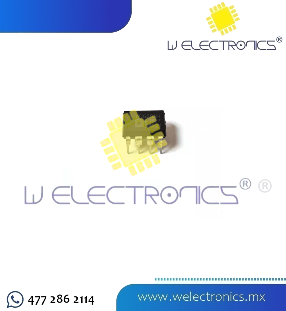 AD620 AMPLIFICADOR DE INSTRUMENTACION 3-11V DC