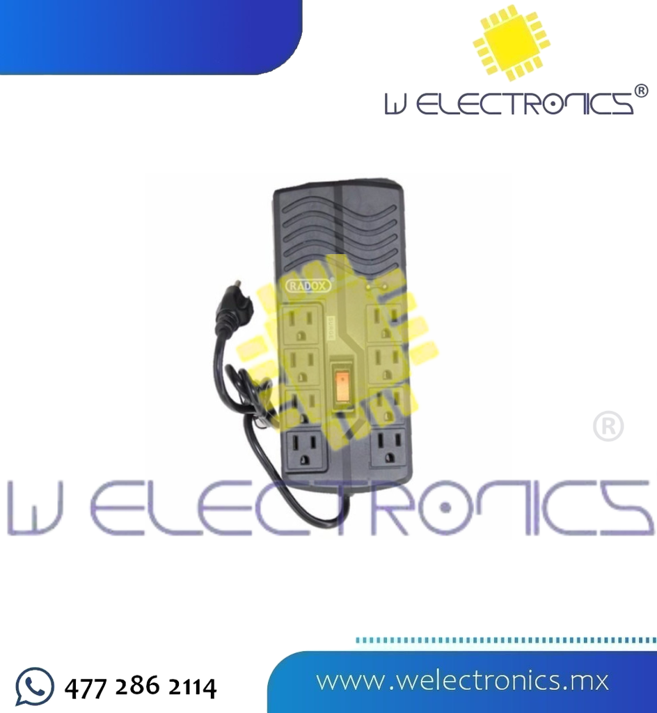 REGULADOR DE VOLTAJE C/8 ENTRADAS