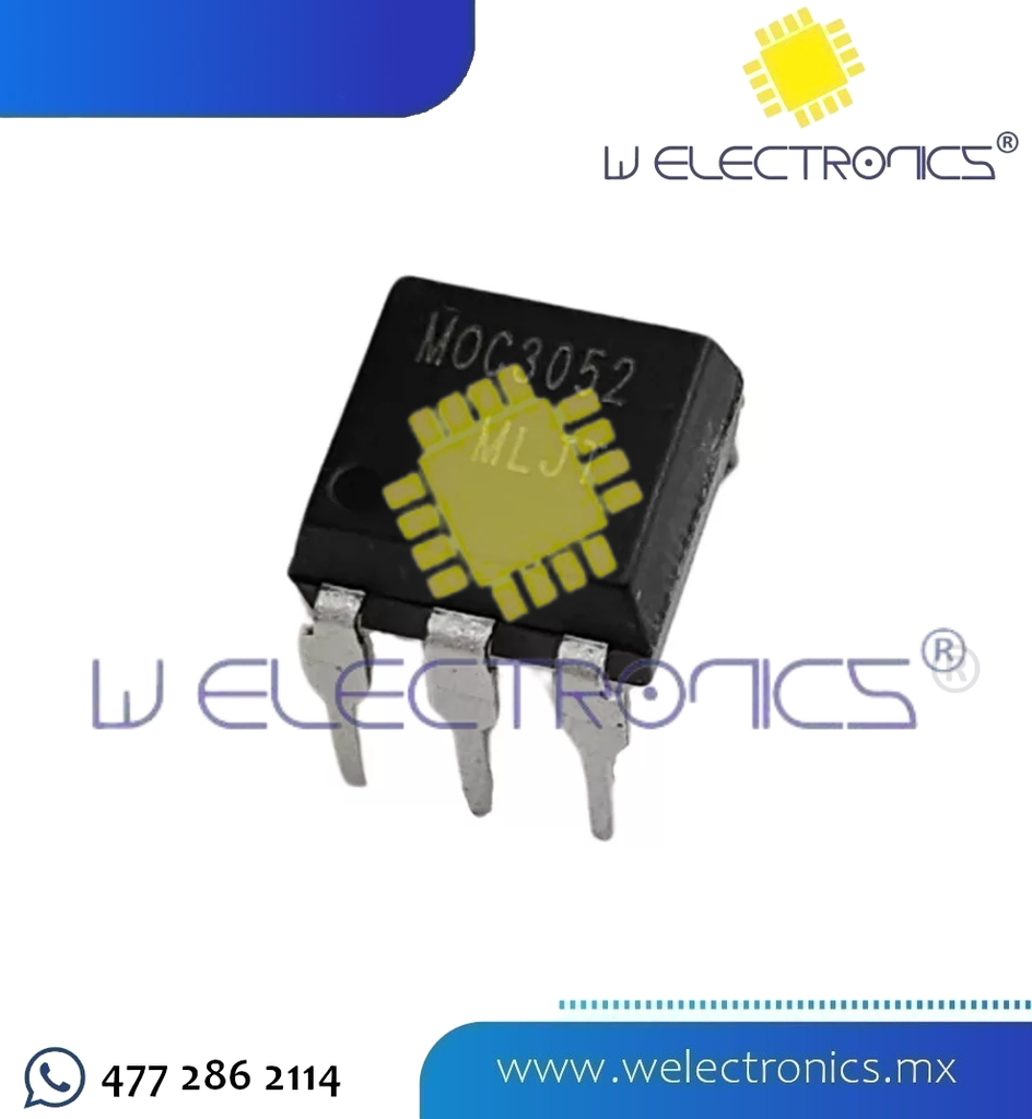 MOC3052 OPTOACOPLADOR SALIDA TRIAC