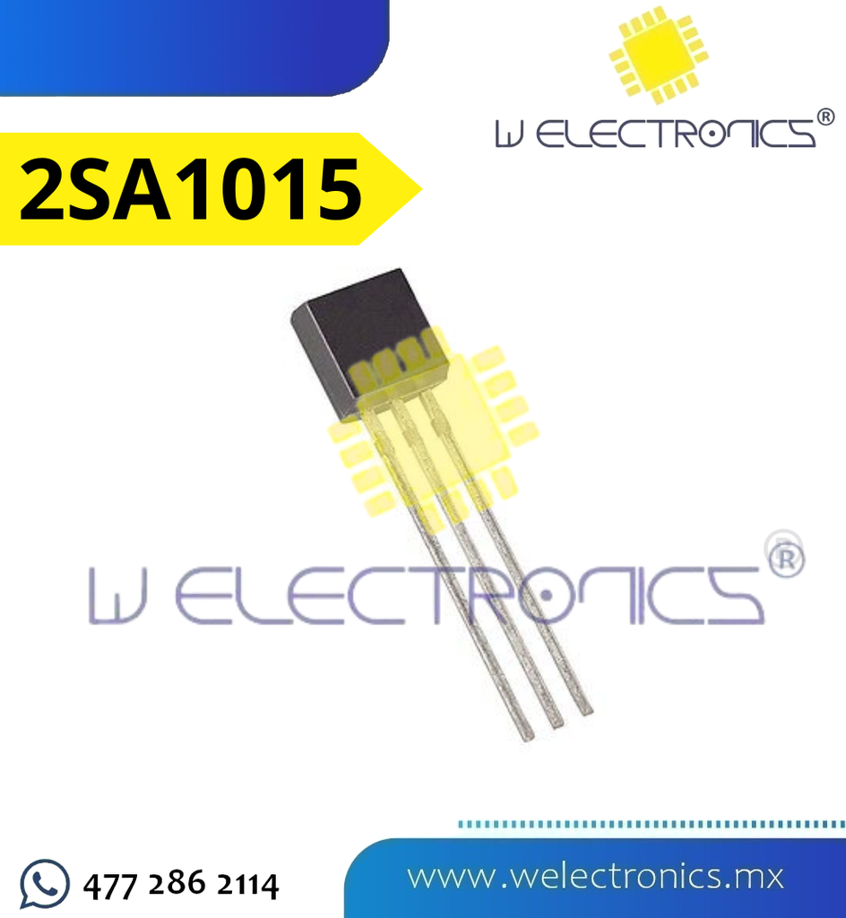 2SA1015 PNP 50V .15A HFE 130