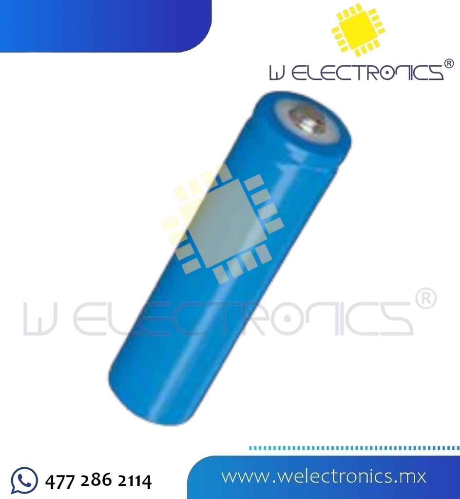 BATERIA RECARGABLE TIPO 18650 LI-ION 2000MA