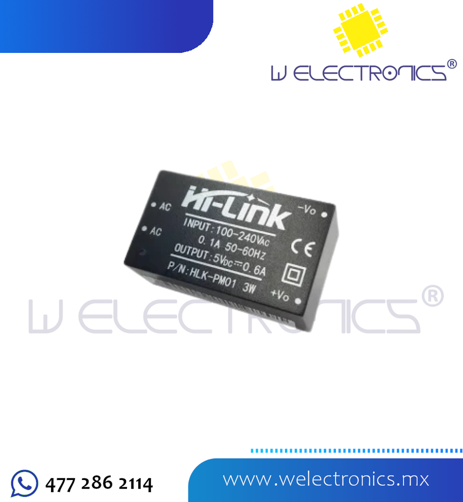 FUENTE DE ALIMENTACION STEP DOWN 5V HLK-PM01