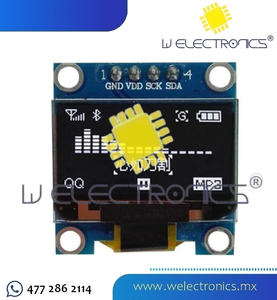 LCD OLED 1.3 IN 128X64 4 PINES