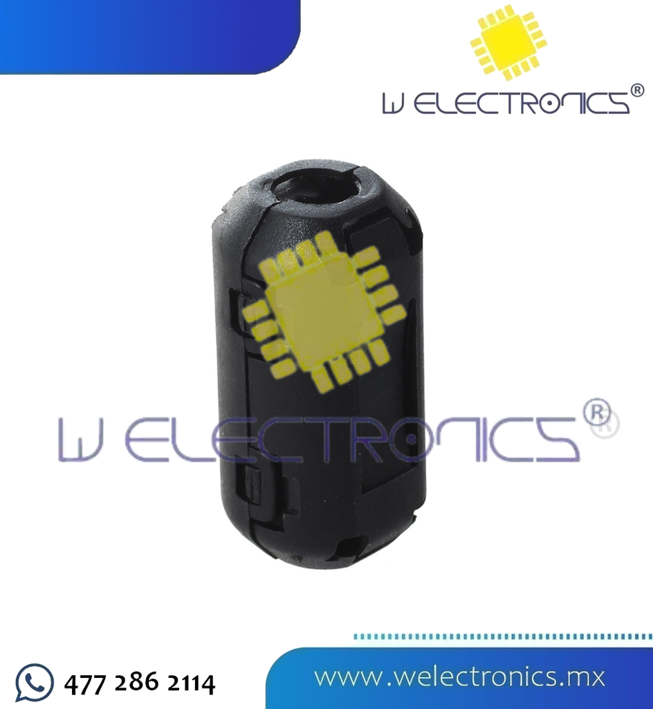 FILTRO DE FERRITA RFI EMI EMC 2.5X1 CM