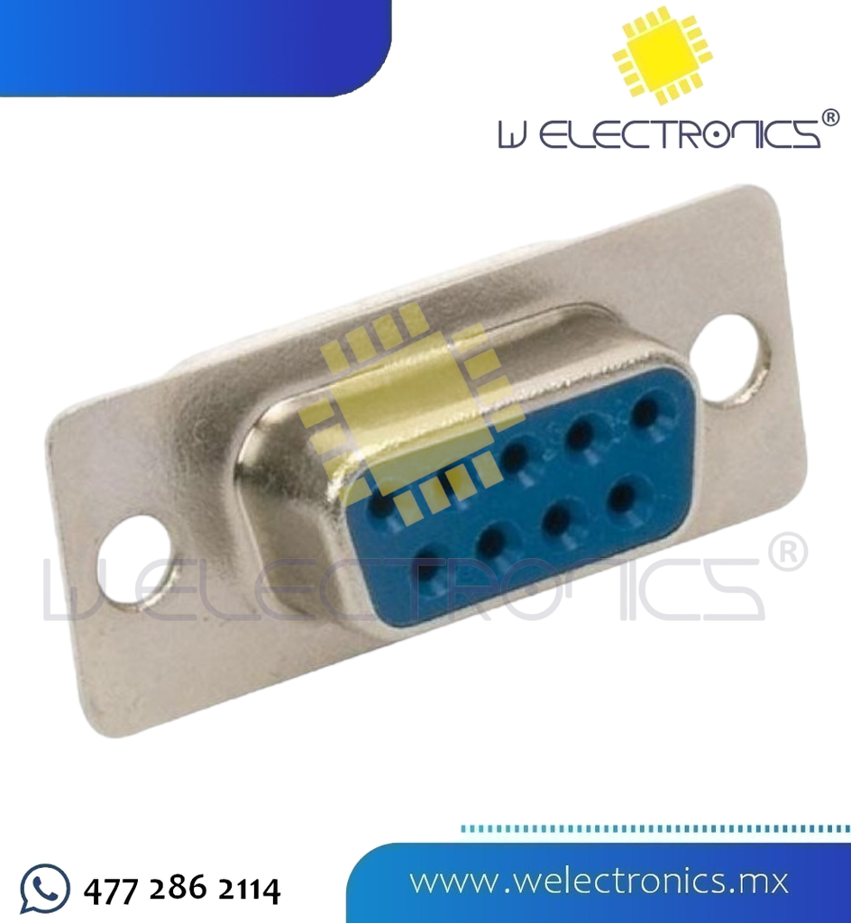CONECTOR DB-9P HEMBRA