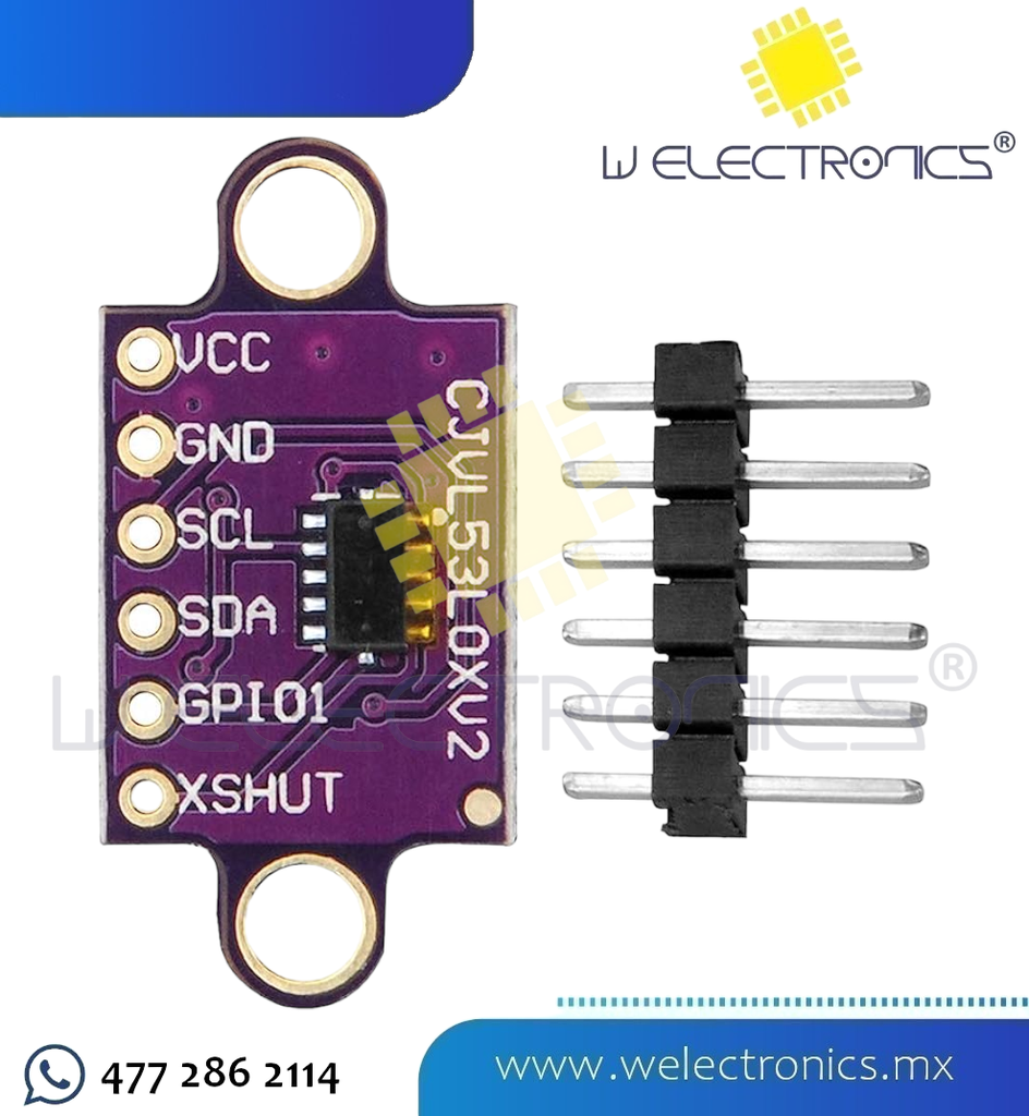 MODULO VL53L0X SENSOR DE DISTANCIA LASER 940NM