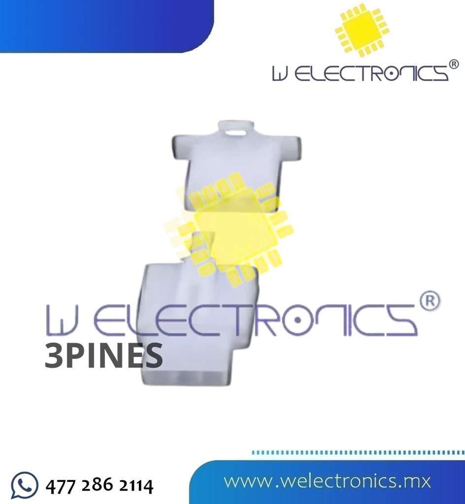 CONECTOR JST-SM 2.8MM HEMBRA-MACHO 3 PINES