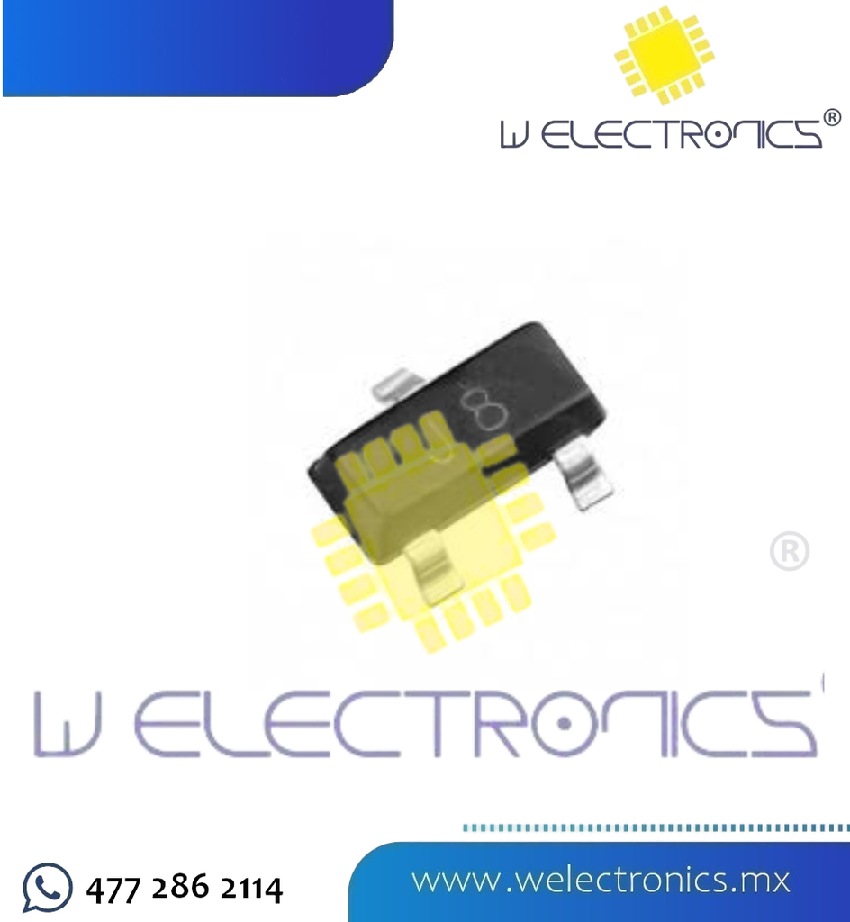 SMD TRANSISTOR SOT-23 S9018/J8 50MA 30V NPN