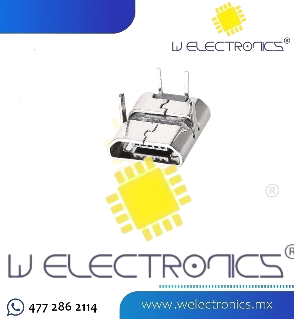 JACK MICRO USB 2 PINES LARGOS