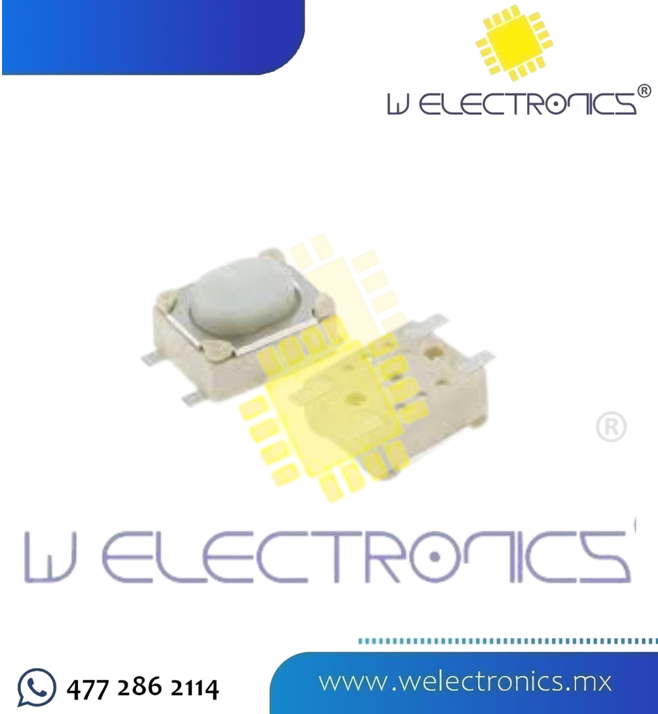 PUSH BUTTON SMD 3X4X2.5