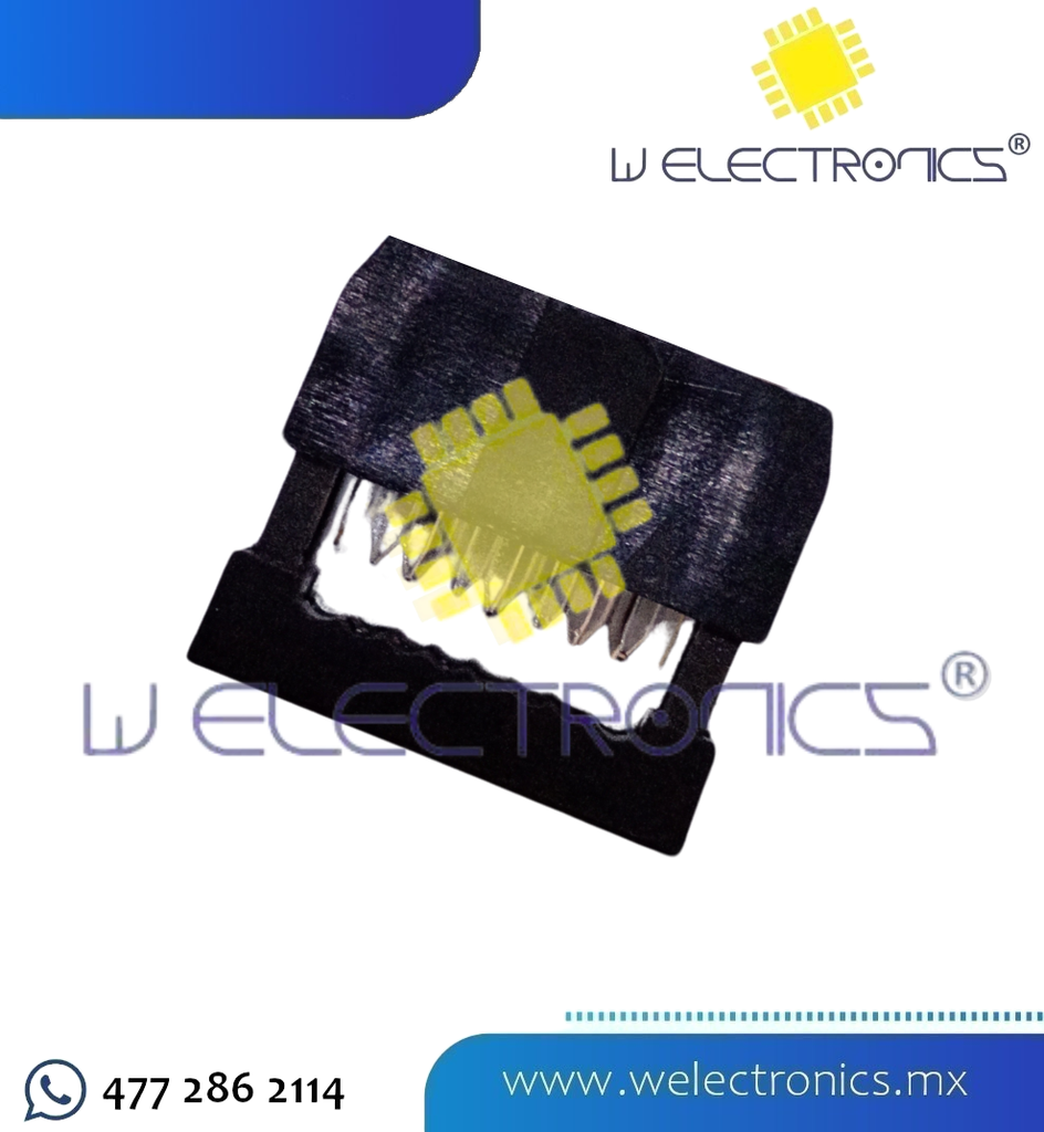 CONECTOR IDC MACHO 2.54MM 8 PINES
