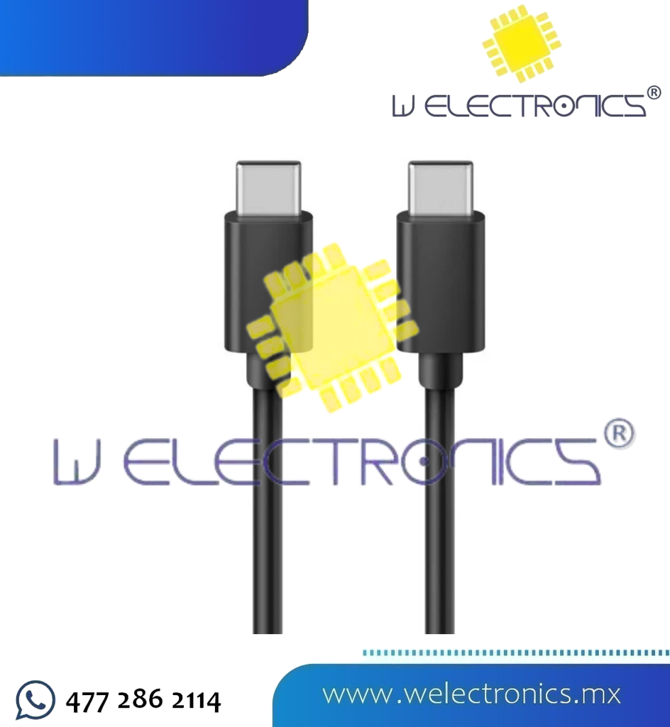 CABLE USB TIPO C AMBAS PUNTAS