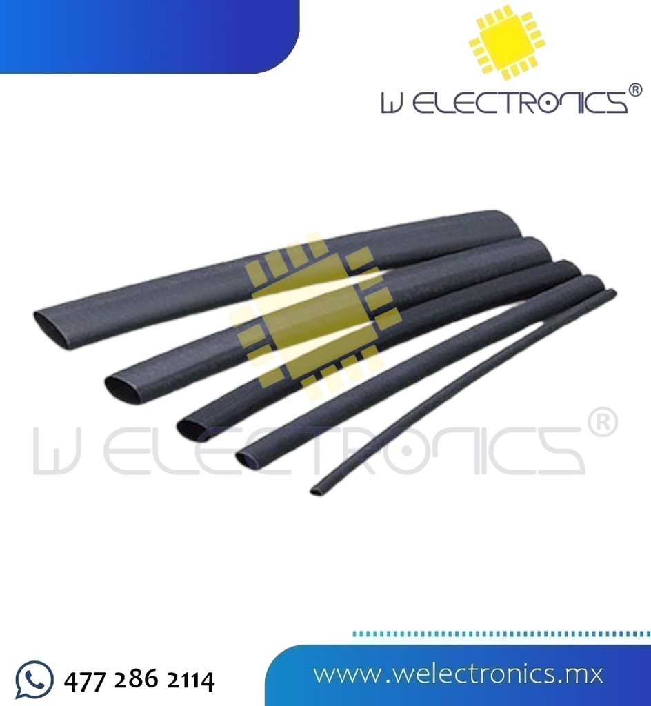 THERMOFIT NEGRO 1/8" 3.2MM