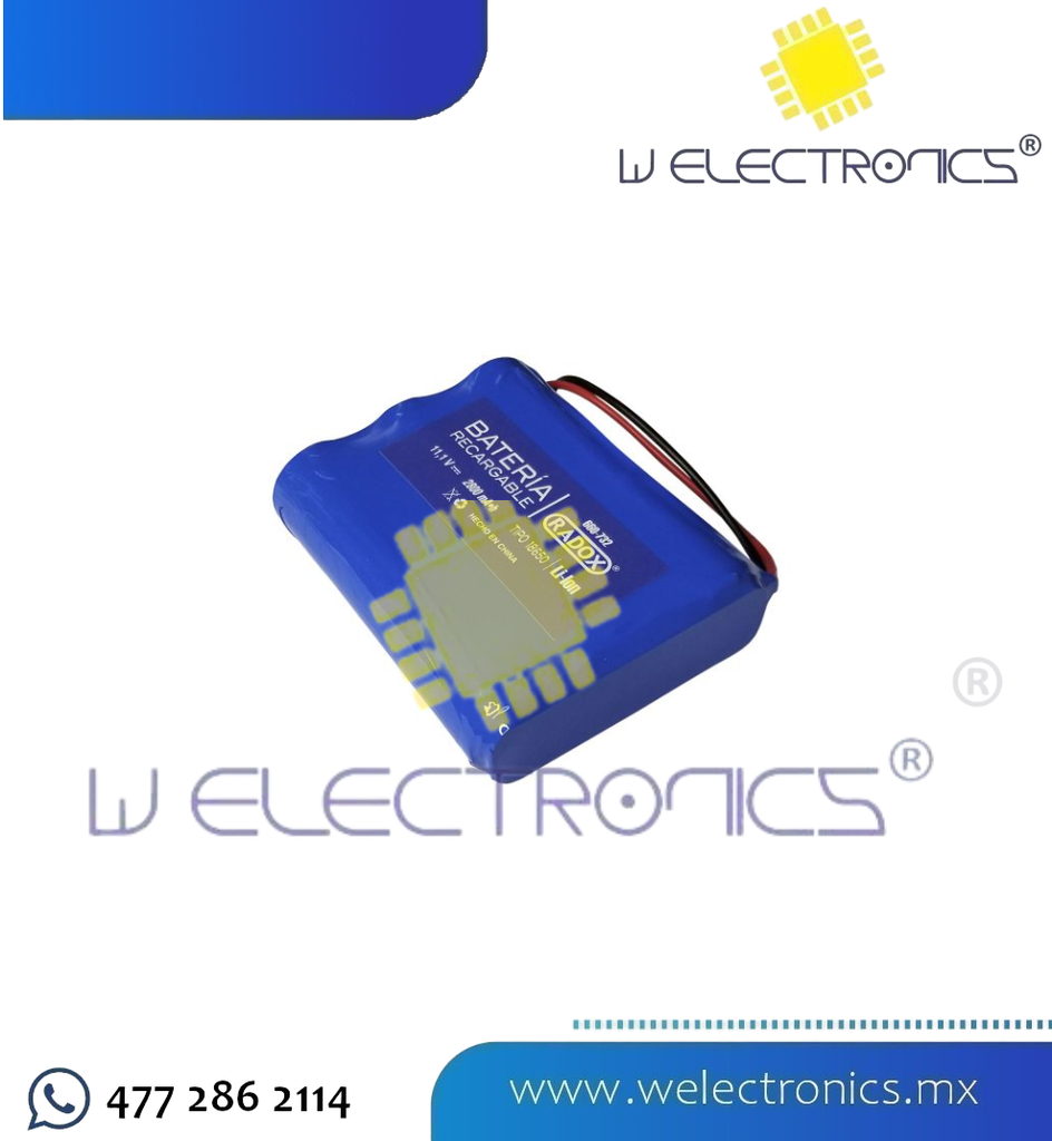 BATERIA RECARGABLE TIPO 18650 LI-ION 2000MA (copia)