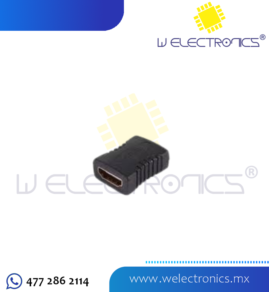 ADAPTADOR HDMI HEMBRA A HDMI HEMBRA