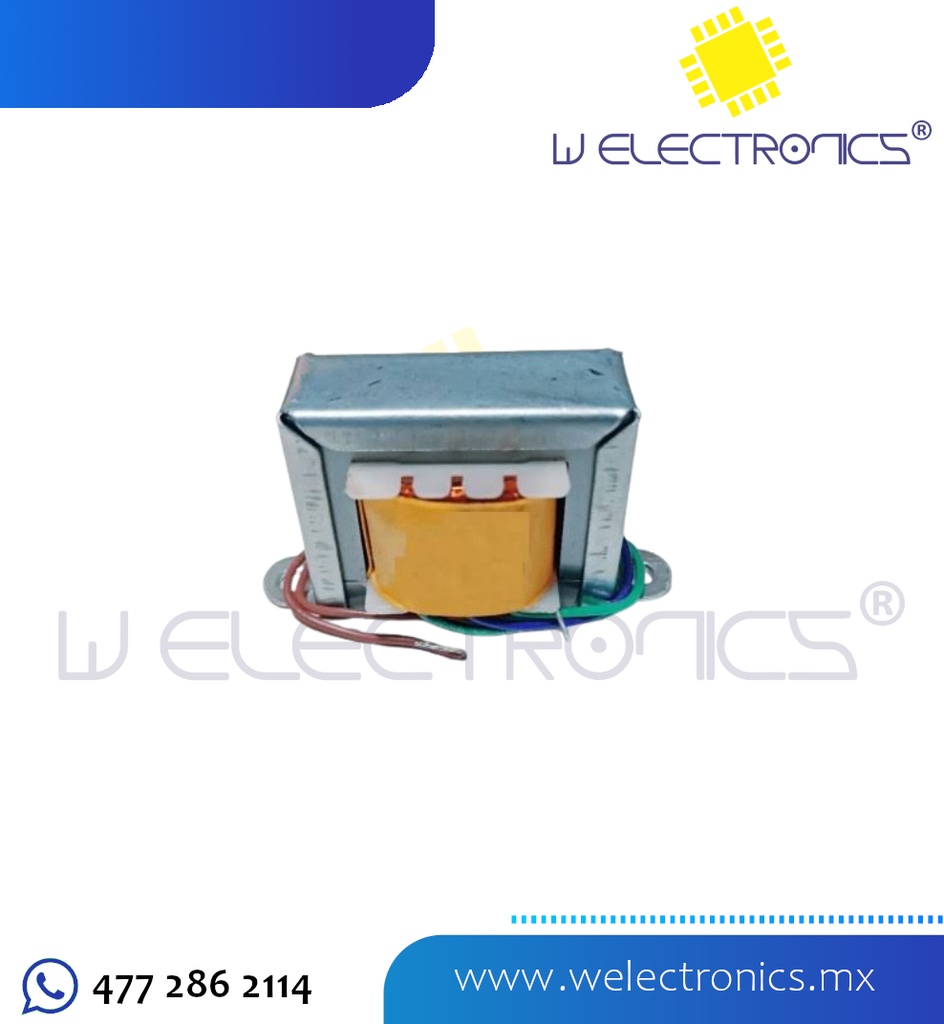 TRANSFORMADOR DE VOLTAJE 24VAC 3A CON TAP CENTRAL 220V