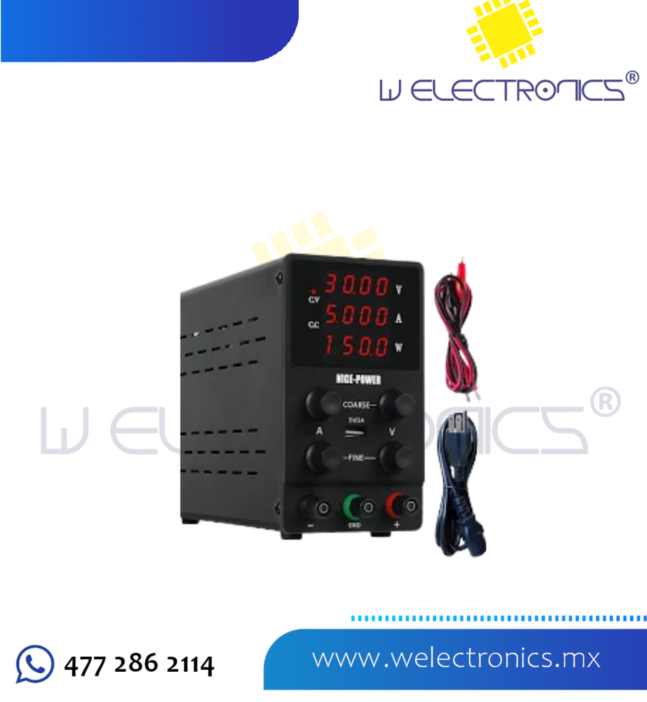 FUENTE DE VOLTAJE VARIABLE DC 0-30V 10A 300W