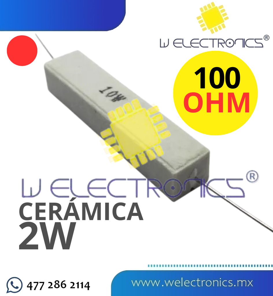 RESISTENCIA CERÁMICA 2W