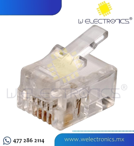 [863-630] PLUG MODULAR 4 CONTACTOS