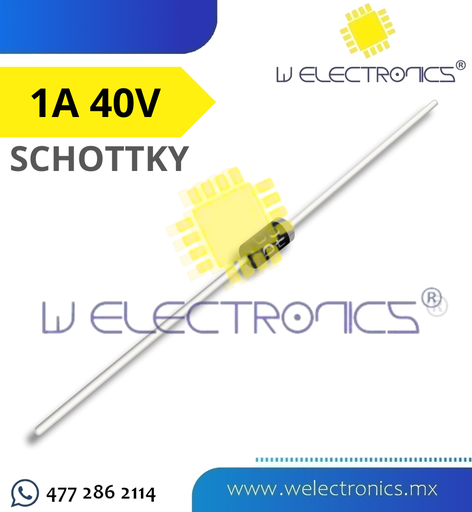 [D1N5819] DIODO SCHOTTKY 1A 40V