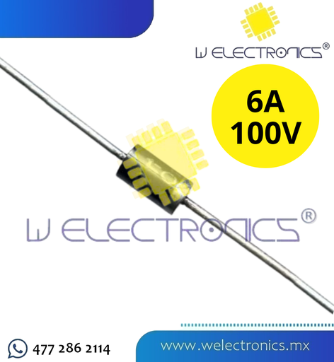 [803-108] DIODO RECTIFICADOR 6A 100V