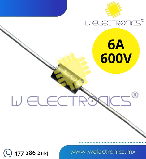 [803-118] DIODO RECTIFICADOR 6A 600V