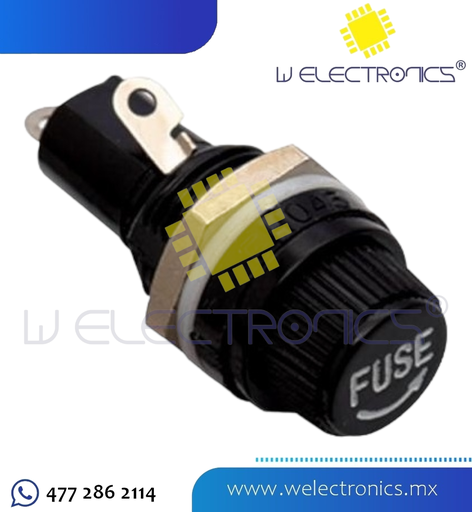 [255-780] PORTA FUSIBLE DE ROSCA T/EUROPEO